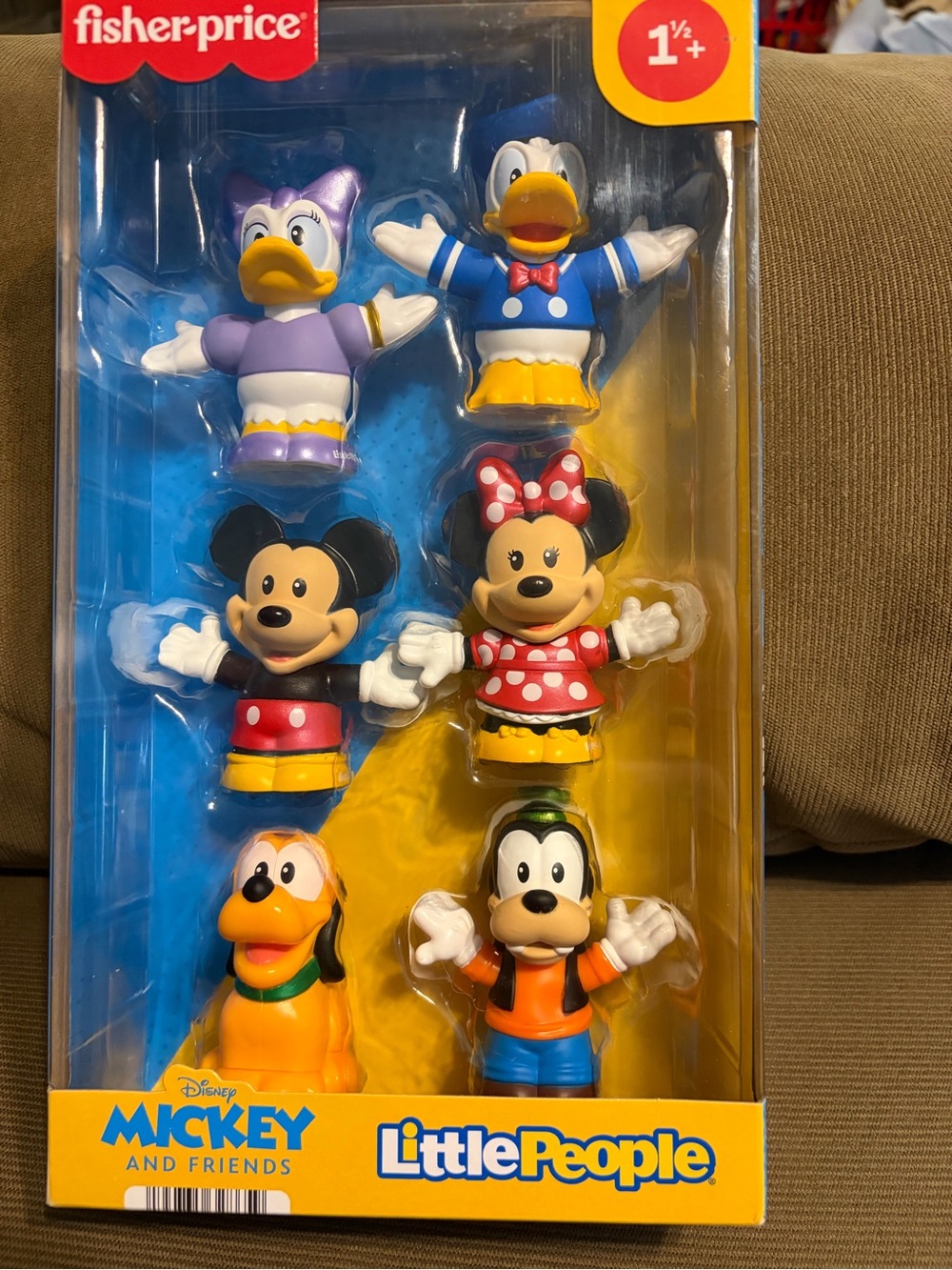 Fisher-Price Little People Disney Mickey & Friends 6-Piece Set for Toddlers New